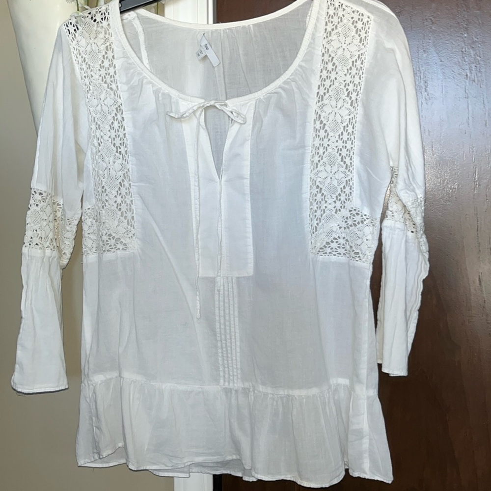 Gap Size XS White Cotton Top NWOT